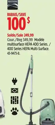 Canadian Tire Kenmore 400 Series HEPA Multi-Surface offer