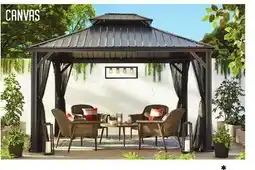 Canadian Tire Canvas Skyline Hard-Top Gazebo with Netting offer