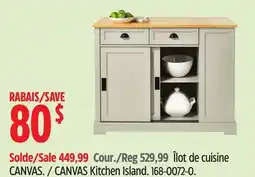 Canadian Tire CANVAS Kitchen Island offer
