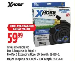 Canadian Tire Xhose Pro Dac 5 Expanding Hose, 50´ Length offer