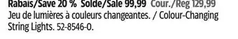 Canadian Tire Canvas Colour-Changing String Lights offer