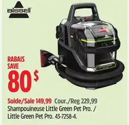 Canadian Tire Bissell Little Green Pet Pro offer