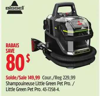 Canadian Tire Bissell Little Green Pet Pro offer