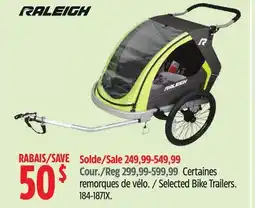 Canadian Tire Selected Bike Trailers offer