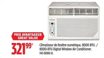 Canadian Tire Noma 8000-BTU Digital Window Air Conditioner offer