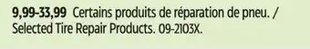 Canadian Tire Selected Tire Repair Products offer