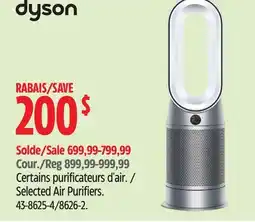 Canadian Tire Selected Air Purifiers offer