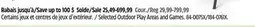 Canadian Tire Selected Outdoor Play Areas and Games offer