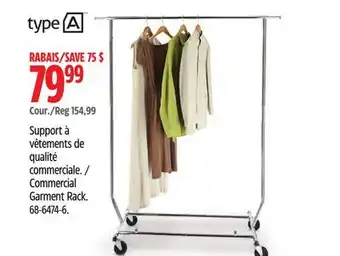 Canadian Tire For Living Commercial Garment Rack offer