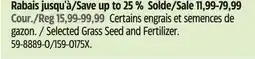 Canadian Tire Golfgreen Selected Grass Seed and Fertilizer offer