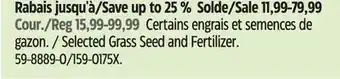 Canadian Tire Golfgreen Selected Grass Seed and Fertilizer offer