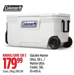 Canadian Tire Coleman Marine Ultra Cooler offer