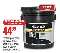 Canadian Tire Armor Coat Driveway Sealer offer