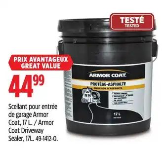 Canadian Tire Armor Coat Driveway Sealer offer