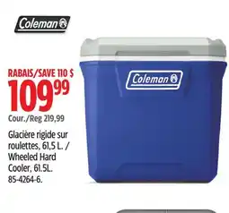 Canadian Tire Coleman Wheeled Hard Cooler, 61.5L offer