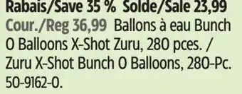 Canadian Tire Zuru X-Shot Bunch O Balloons, 280-Pc offer