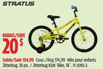 Canadian Tire Stratus Jitterbug Kids' Bike offer