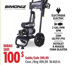Canadian Tire SIMONIZ FOAM BLASTER offer