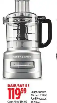 Canadian Tire Kitchenaid 7-Cup Food Processor offer