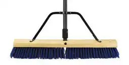 Canadian Tire Mastercraft 24˝ Multi Surface Push Broom with Brace offer