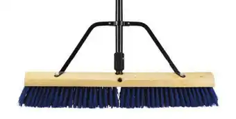 Canadian Tire Mastercraft 24˝ Multi Surface Push Broom with Brace offer