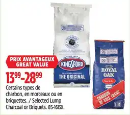 Canadian Tire Royal-oak Selected Lump Charcoal or Briquets offer