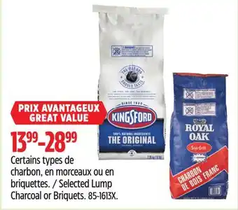 Canadian Tire Royal-oak Selected Lump Charcoal or Briquets offer