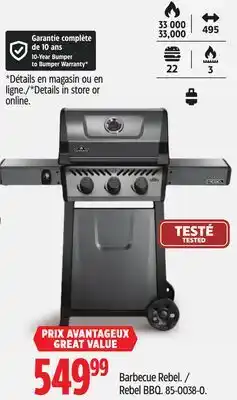 Canadian Tire Rebel BBQ offer