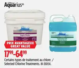 Canadian Tire Aquarius Selected Chlorine Treatments offer