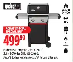 Canadian Tire Weber Spirit E-210 Gas Grill offer
