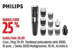 Canadian Tire Philips Series 3000 Multigroomer, 10-Pc offer