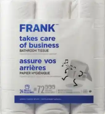 Canadian Tire FRANK Bathroom Tissue offer