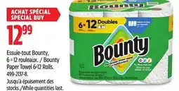 Canadian Tire Bounty Paper Towel offer