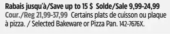 Canadian Tire Vida by Paderno Selected Bakeware or Pizza Pan offer