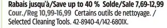 Canadian Tire Selected Cleaning Tools offer