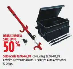 Canadian Tire Selected Auto Accessories offer