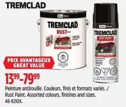 Canadian Tire Tremclad Rust Paint offer