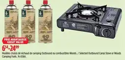 Canadian Tire Selected Outbound Camp Stove or Woods Camping Fuels offer