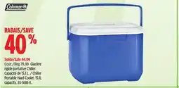 Canadian Tire Coleman Chiller Portable Hard Cooler. 15.1L capacity offer