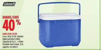 Canadian Tire Coleman Chiller Portable Hard Cooler. 15.1L capacity offer