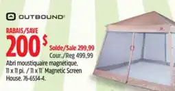 Canadian Tire Outbound 11 x 11´ Magnetic Screen House offer