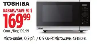 Canadian Tire 0.9 Cu-Ft Microwave offer