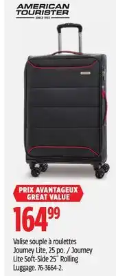 Canadian Tire Journey Lite Soft-Side 25˝ Rolling Luggage offer
