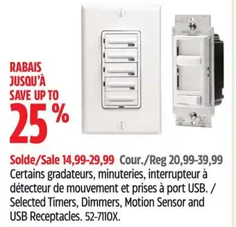Canadian Tire Selected Timers offer