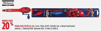 Canadian Tire Shakespeare Selected Kids' Spincast Kits offer