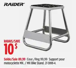 Canadian Tire MX Bike Stand offer