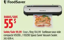 Canadian Tire FoodSaver S1230 Space Saver Vacuum Sealer offer