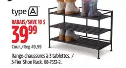 Canadian Tire type A 3-Tier Shoe Rack offer