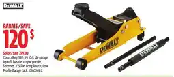 Canadian Tire Dewalt 3-Ton Long Reach, Low Profile Garage Jack offer