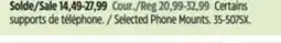 Canadian Tire Selected Phone Mounts offer